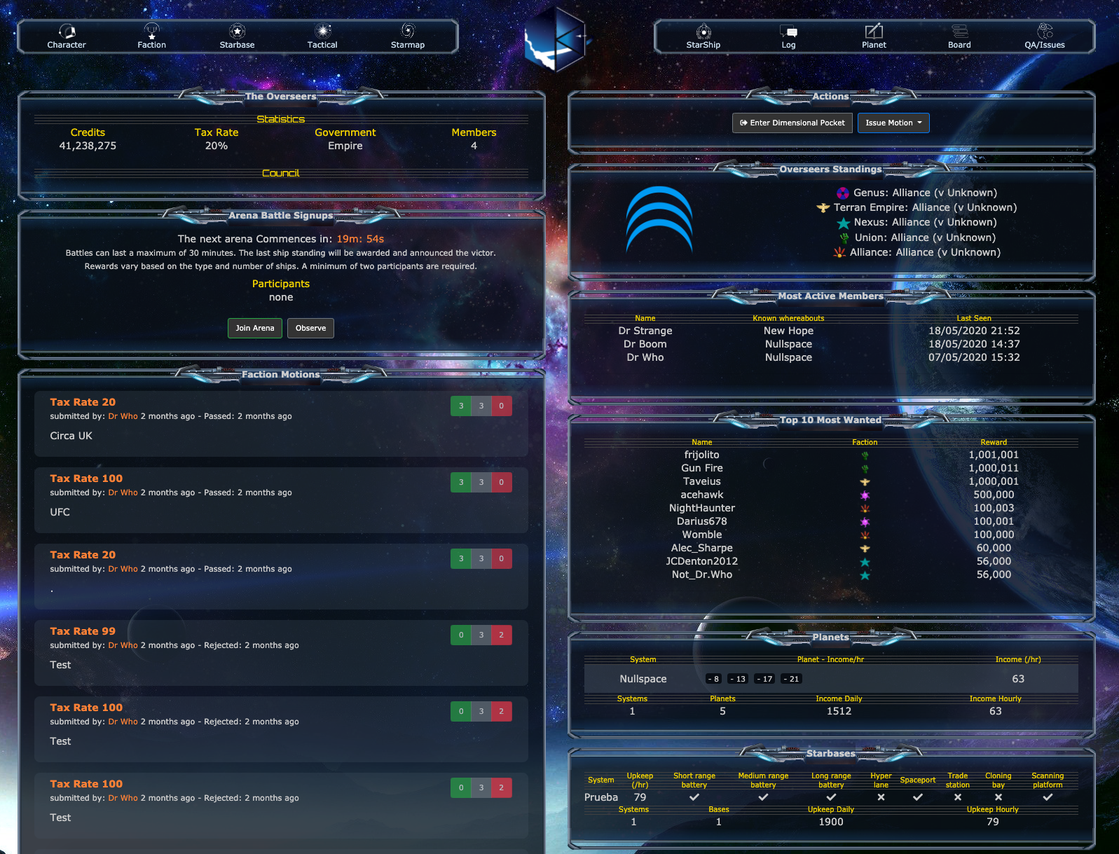 Interstellar-war at Top Web Games