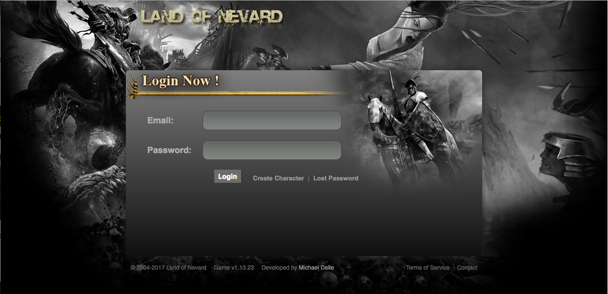 Land of Nevard at Top Web Games