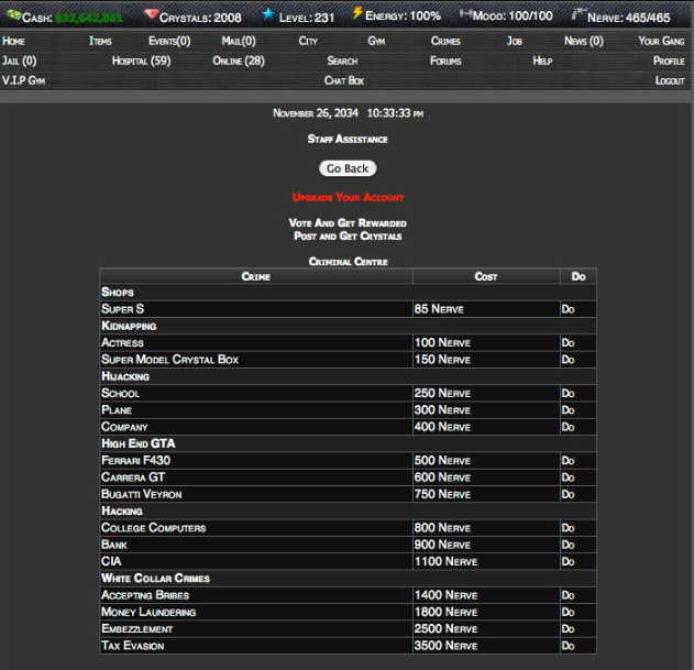 Operation Mafia at Top Web Games