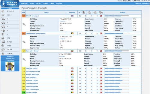 SoccerProject at Top Web Games