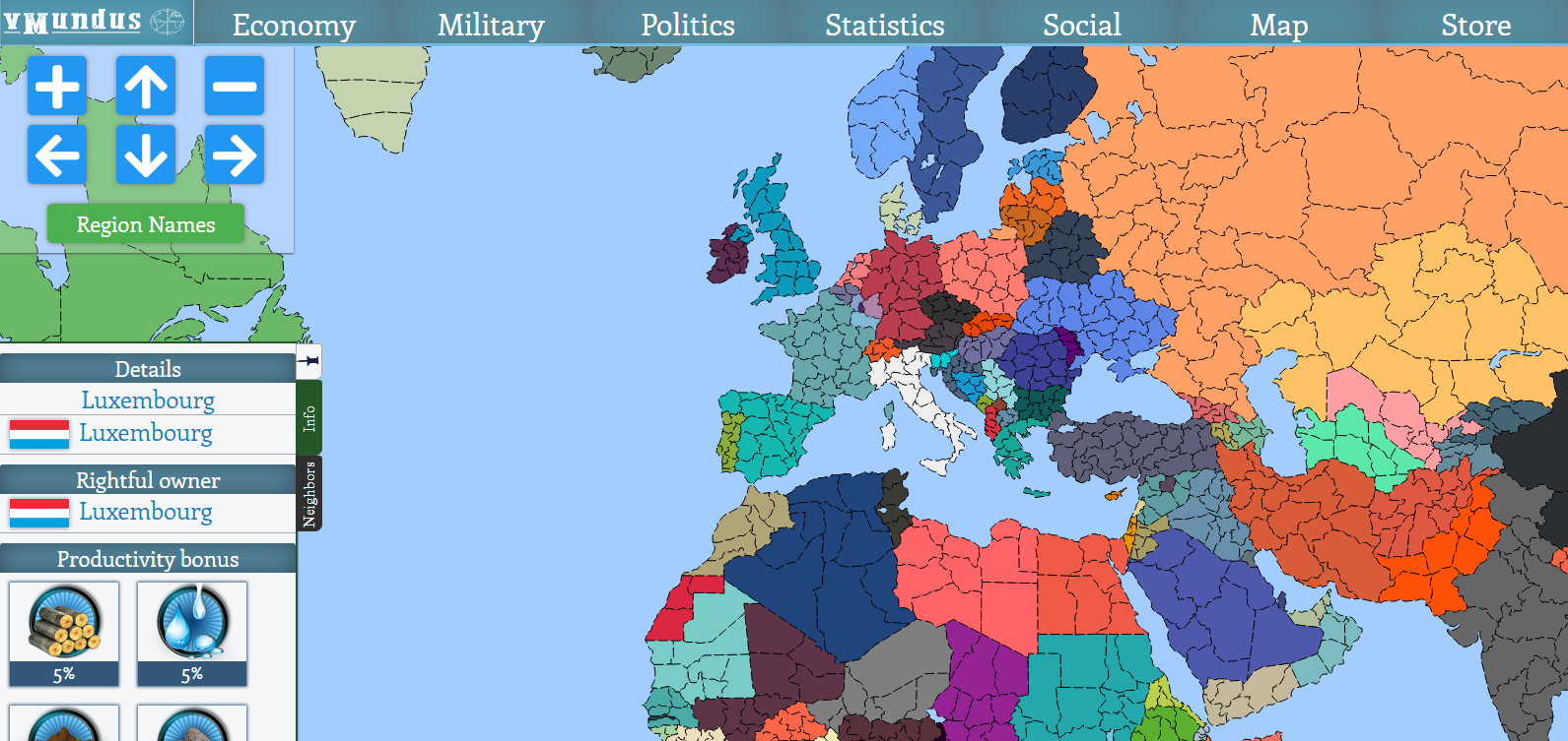 vMundus - Geopolitical Game at Top Web Games