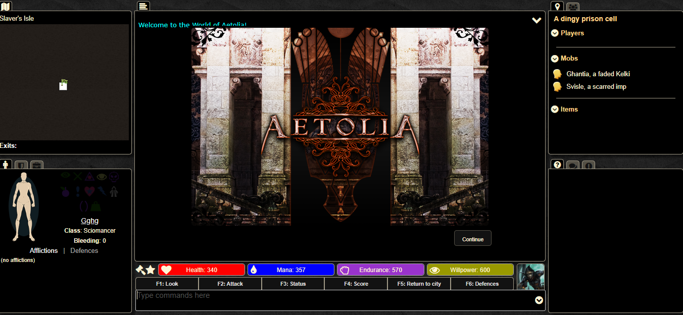 Aetolia at Top Web Games