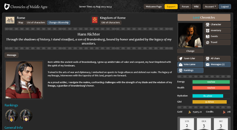 Chronicles of Middle Ages at Top Web Games