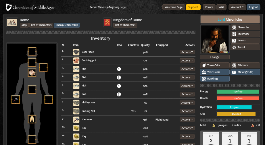 Chronicles of Middle Ages at Top Web Games