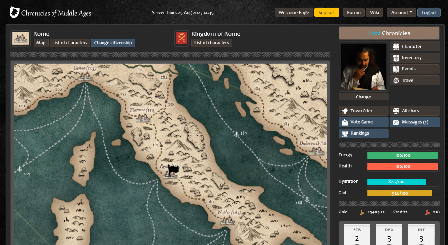 Chronicles of Middle Ages at Top Web Games