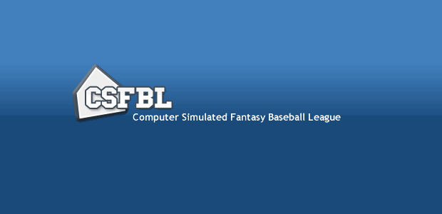Computer Simulated Fantasy Baseball League
