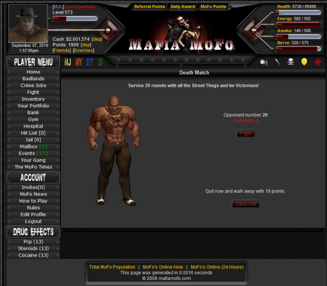 Mafia MoFo at Top Web Games