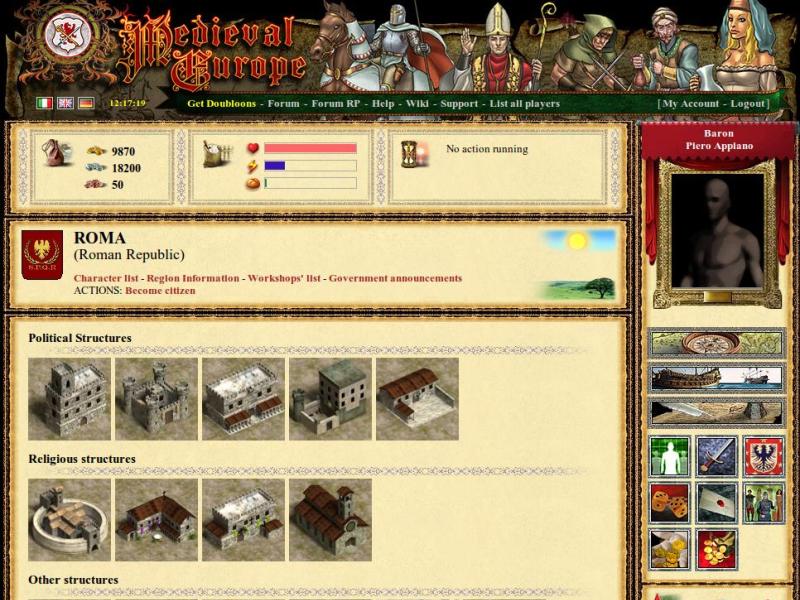 Medieval Europe at Top Web Games