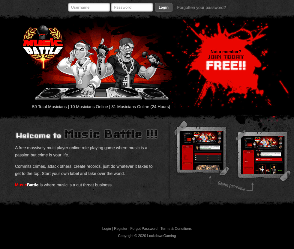 Music Battle at Top Web Games
