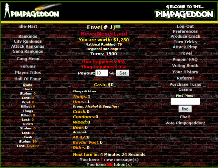 Pimpageddon at Top Web Games