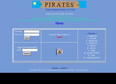 Pirates at Top Web Games